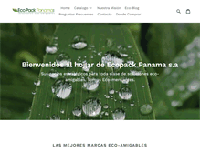 Tablet Screenshot of ecopackpanama.com